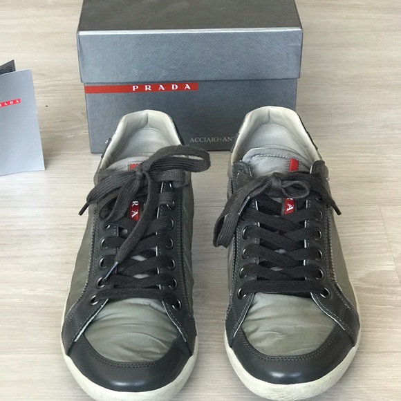 Men Prada Sneakers Size 9.5 - Picture 3 of 4